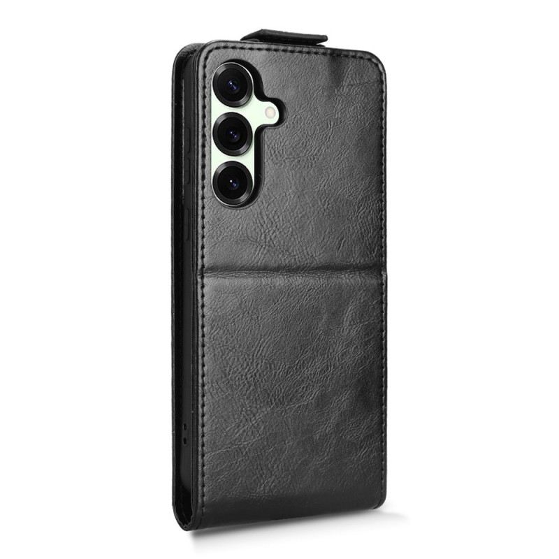 Bőrtok Samsung Galaxy S25 Fe Függőleges Minta