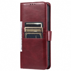 Bőrtok Samsung Galaxy S25 Fe Kártyatartó Pánttal