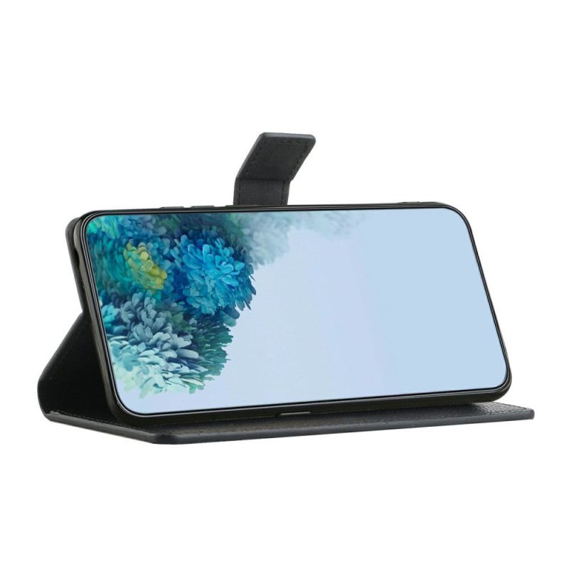 Bőrtok Samsung Galaxy S25 Fe Klasszikus Fekete