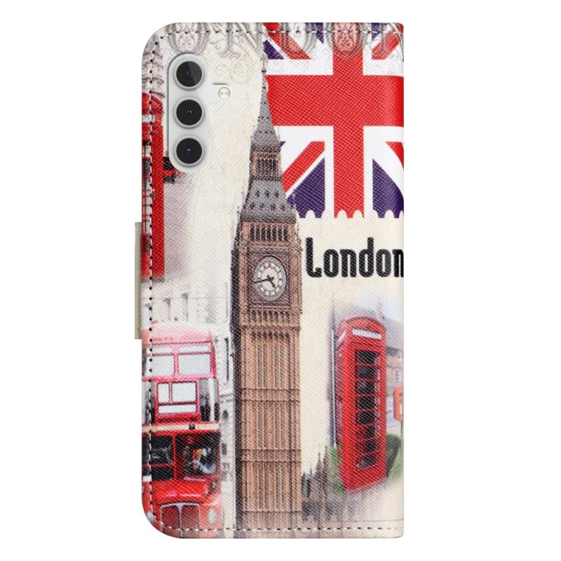 Bőrtok Samsung Galaxy S25 Fe Londoni Élet