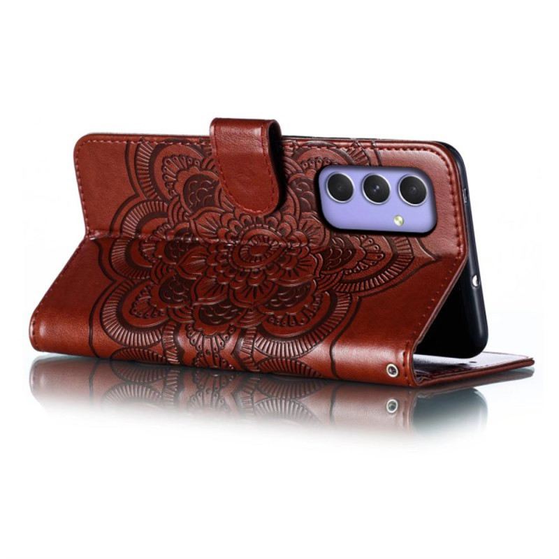 Bőrtok Samsung Galaxy S25 Fe Mandala Minta