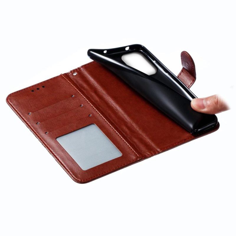 Bőrtok Samsung Galaxy S25 Fe Mandala Minta