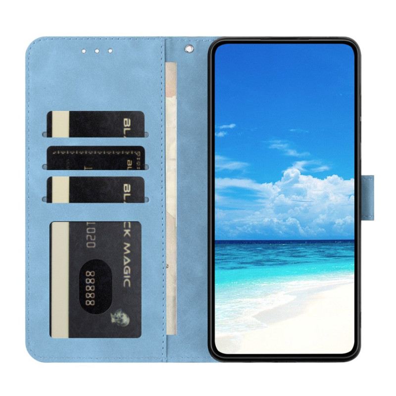 Bőrtok Samsung Galaxy S25 Fe Pillangóminta