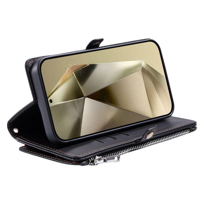 Bőrtok Samsung Galaxy S25 Fe Prémium Pénztárca