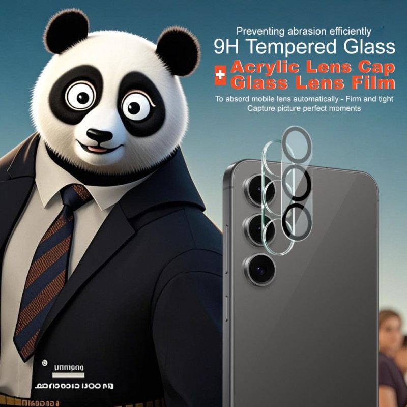 Edzett Üveg Lencsevédő Samsung Galaxy S25 Fe-hez (fekete Kör Dizájn) Imak