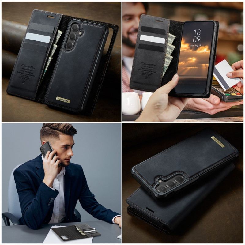 Fliptok Samsung Galaxy S25 Fe Levehető Tokkal Ellátott Rfid Pénztárca