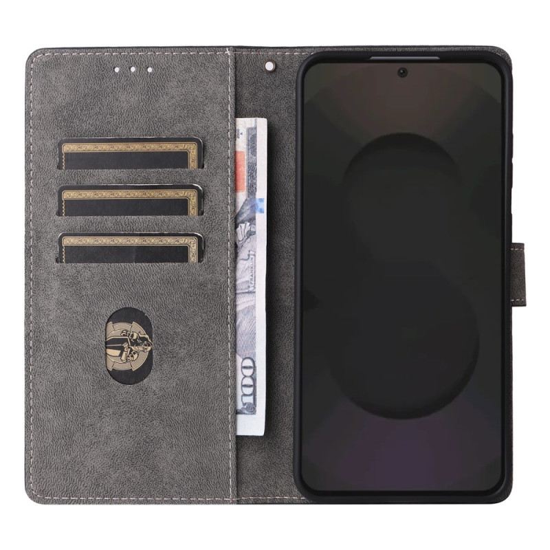 Fliptok Samsung Galaxy S25 Fe Rfid-védelemmel Ellátott Velúr Hatású