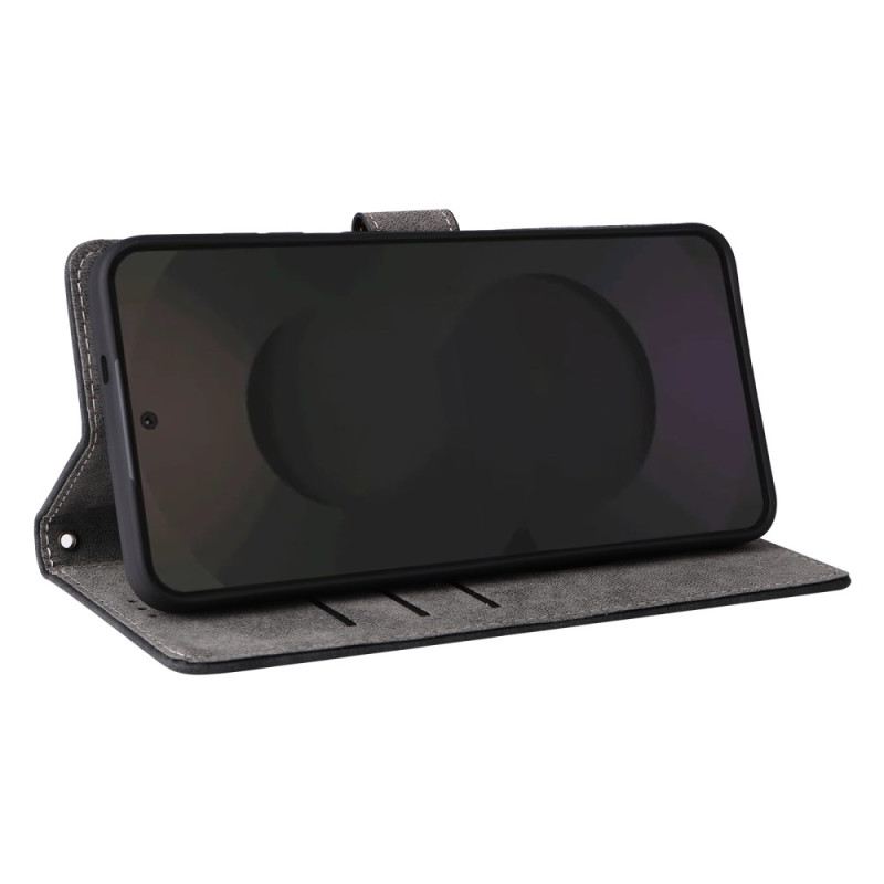 Fliptok Samsung Galaxy S25 Fe Rfid-védelemmel Ellátott Velúr Hatású