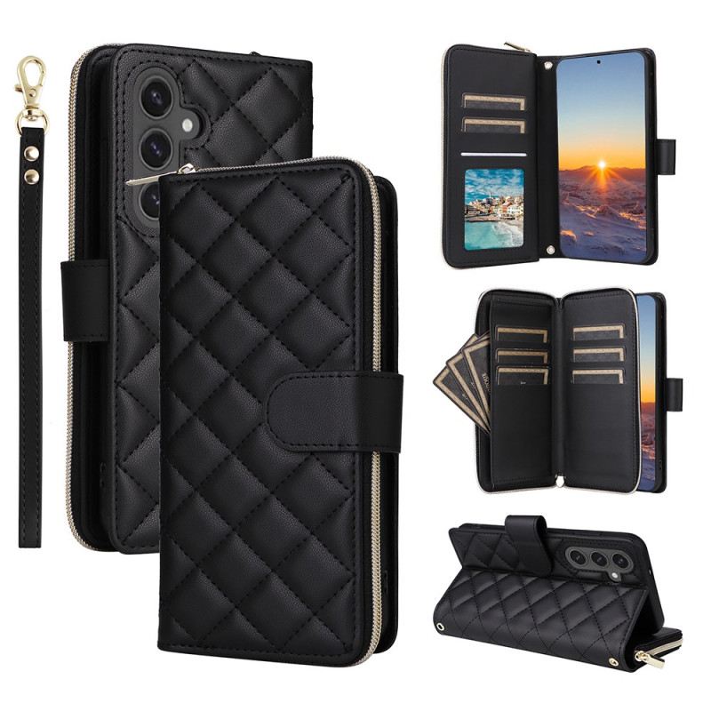 Fliptok Samsung Galaxy S25 Fe Steppelt Pánttal És Vállpánttal