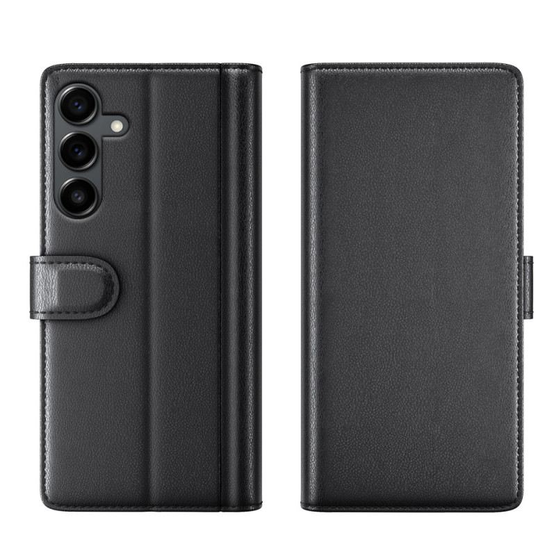 Fliptok Samsung Galaxy S25 Fe Valódi Bőr