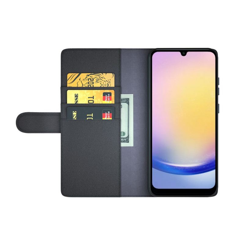 Fliptok Samsung Galaxy S25 Fe Valódi Bőr