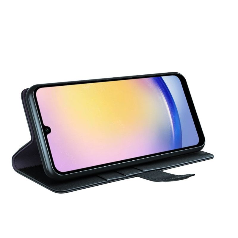 Fliptok Samsung Galaxy S25 Fe Valódi Bőr