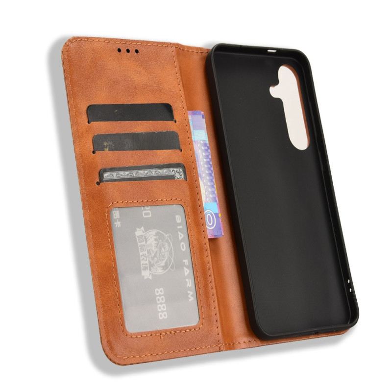 Fliptok Samsung Galaxy S25 Fe Vintage Szegély