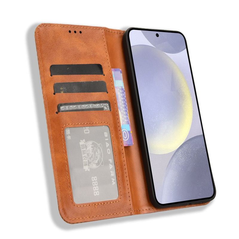 Fliptok Samsung Galaxy S25 Fe Vintage Szegély