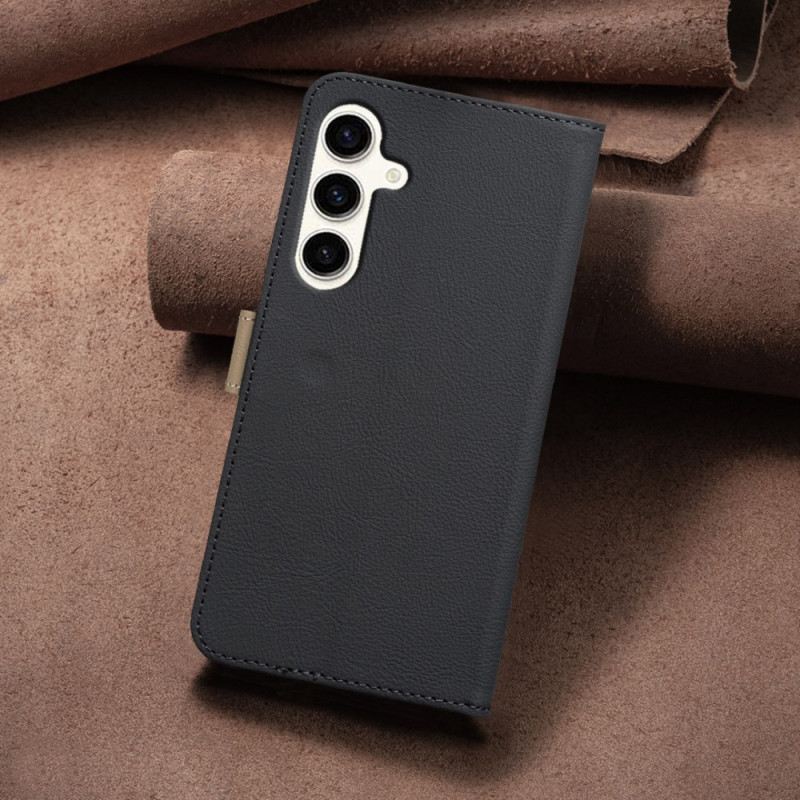 Kinyitható Bőrtok Samsung Galaxy S25 Fe Virágmintás Binfen Szín