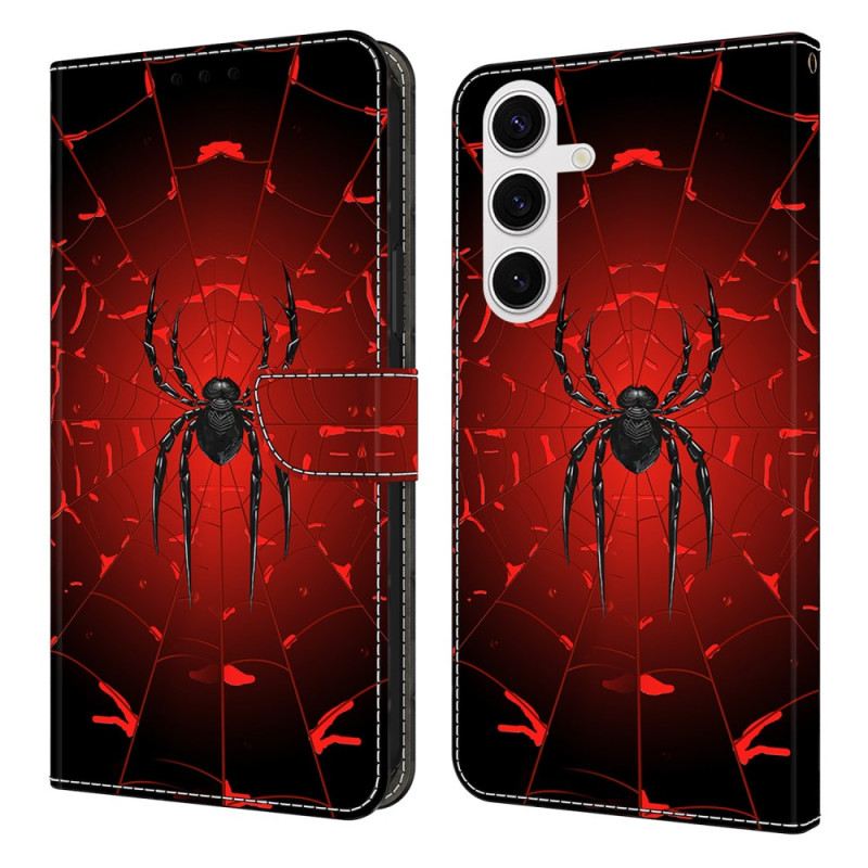 Kinyitható Tokok Samsung Galaxy S25 Fe Fekete Pók