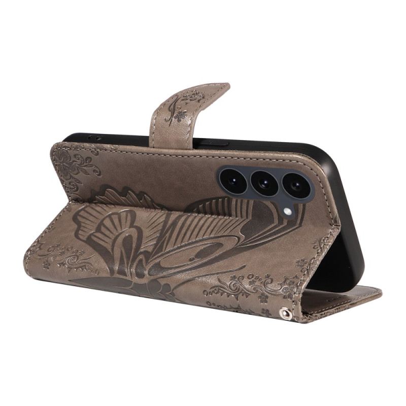 Kinyitható Tokok Samsung Galaxy S25 Fe Pillangó Mintás