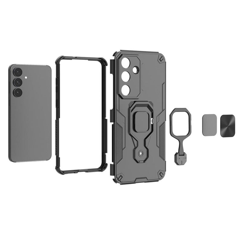 Tok Samsung Galaxy S25 Fe Beépített 360 Fokos Állvány