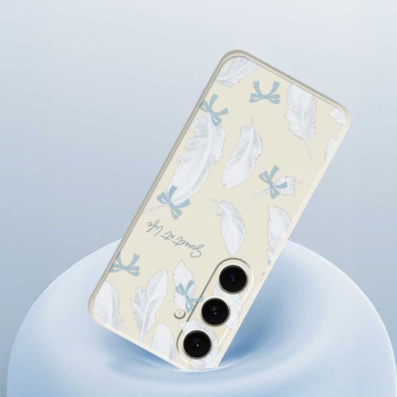 Tok Samsung Galaxy S25 Fe Fehér Tollmintás Szilikon