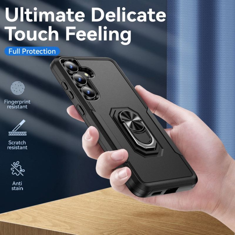 Tok Samsung Galaxy S25 Fe Fémhatású Gyűrűtartó