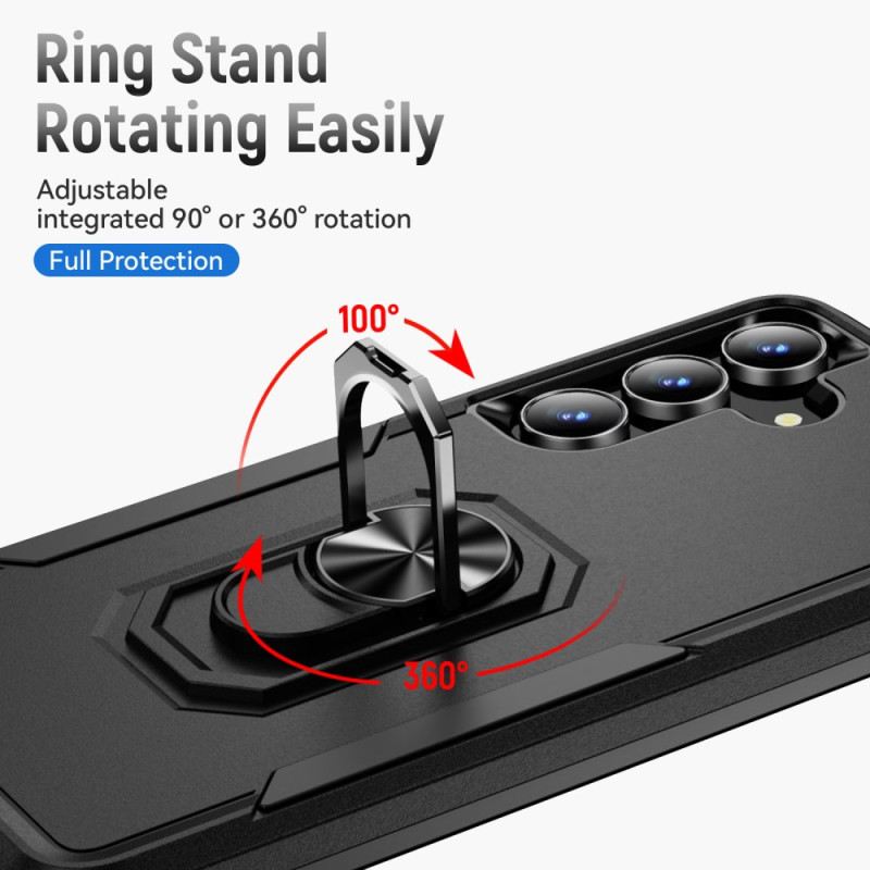 Tok Samsung Galaxy S25 Fe Fémhatású Gyűrűtartó