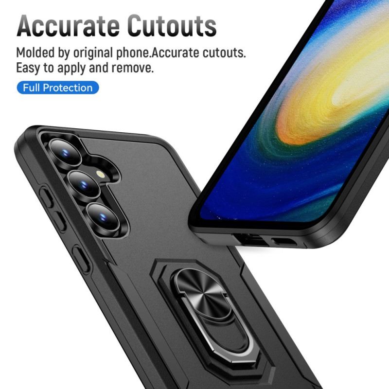 Tok Samsung Galaxy S25 Fe Fémhatású Gyűrűtartó