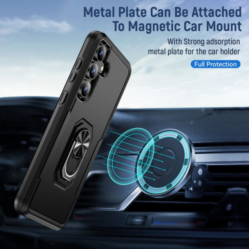 Tok Samsung Galaxy S25 Fe Fémhatású Gyűrűtartó