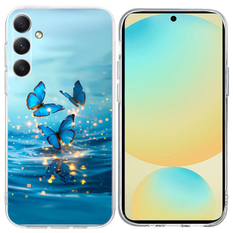 Tok Samsung Galaxy S25 Fe Kék Pillangók