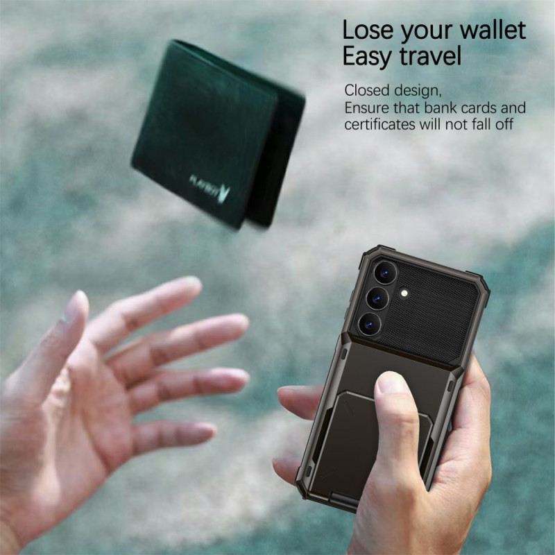 Tok Samsung Galaxy S25 Fe Kihajtható Kártyatartó