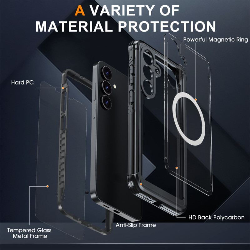 Tok Samsung Galaxy S25 Fe Mágneses Képernyővédővel