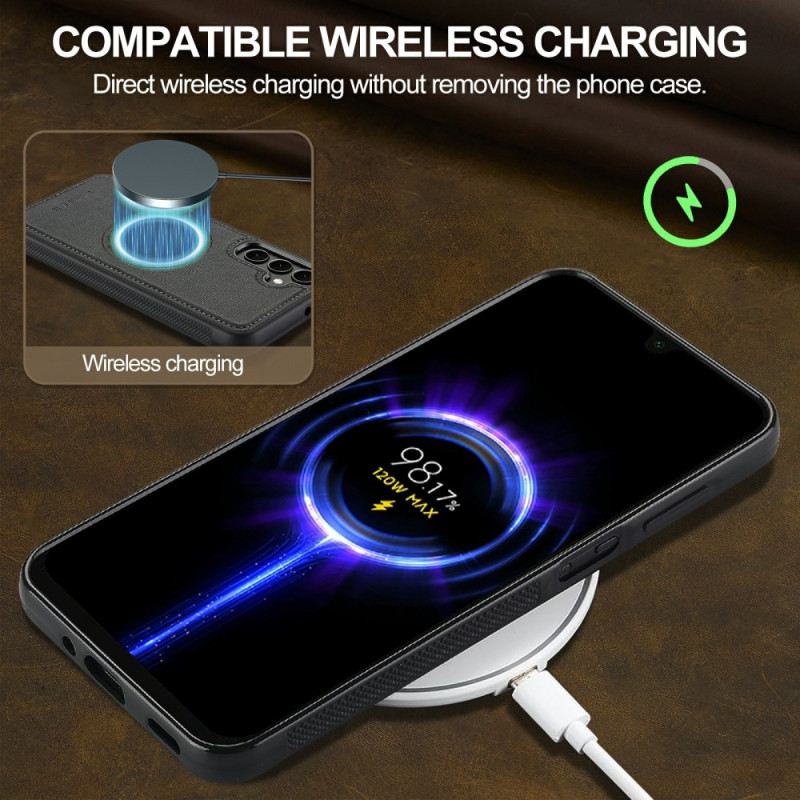 Tok Samsung Galaxy S25 Fe Magsafe-kompatibilis Bőr Stílusú