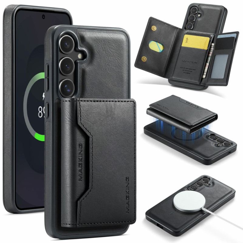 Tok Samsung Galaxy S25 Fe Magsafe-kompatibilis Magging Levehető Pénztárca