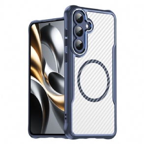 Tok Samsung Galaxy S25 Fe Magsafe Kompatibilis Szénszálas Textúra