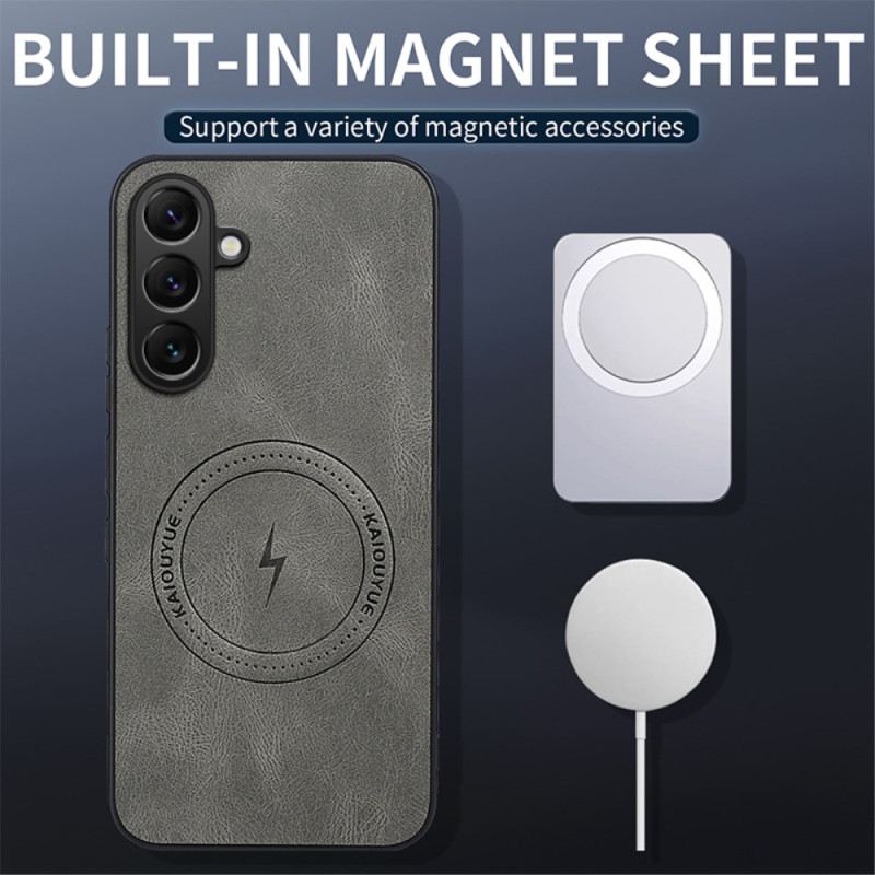 Tok Samsung Galaxy S25 Fe Magsafe Nappa Bőr Hatású