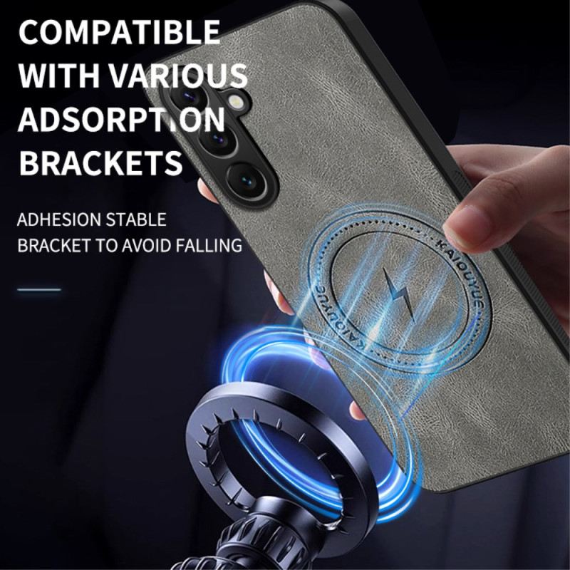 Tok Samsung Galaxy S25 Fe Magsafe Nappa Bőr Hatású