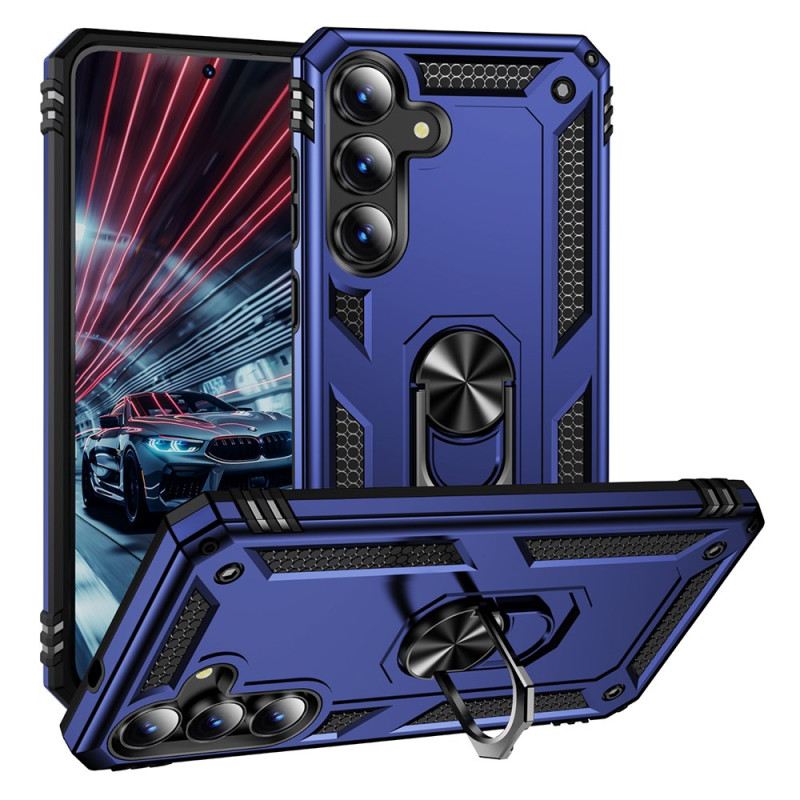 Tok Samsung Galaxy S25 Fe Strapabíró -ban Forgó Gyűrűtartóval