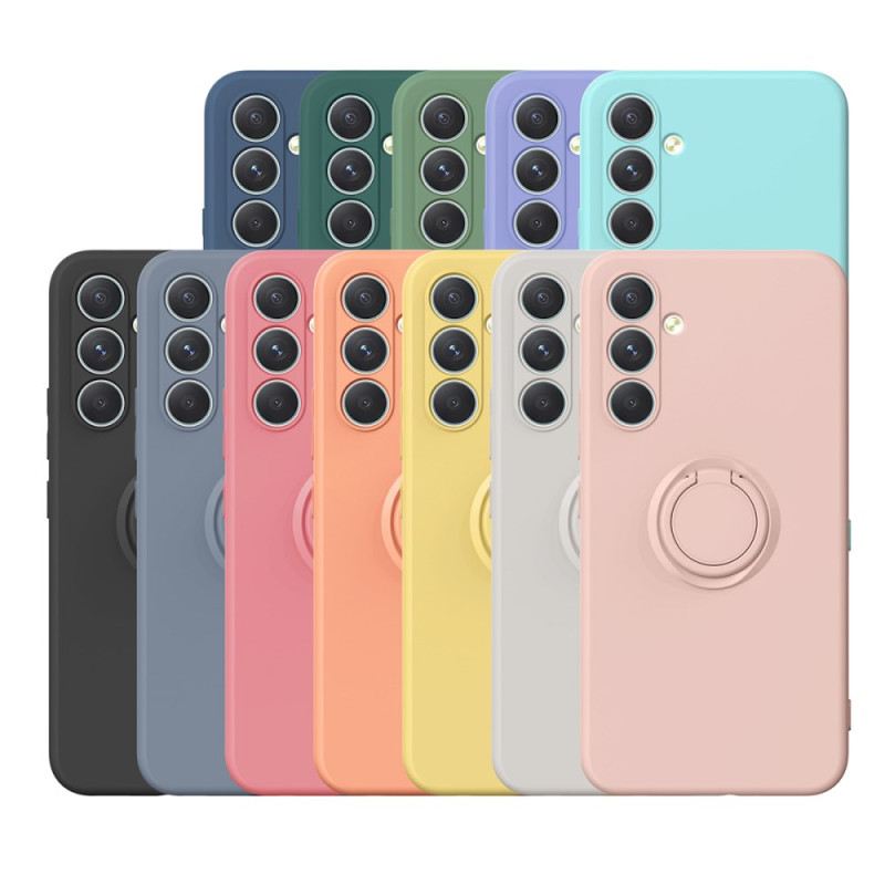 Tok Samsung Galaxy S25 Fe Szilikon Gyűrűtartóval És Nyakpánttal