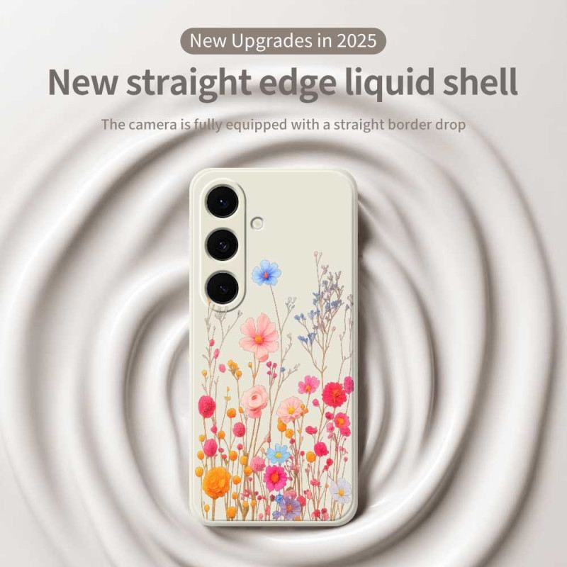 Tok Samsung Galaxy S25 Fe Vadvirágos Szilikon