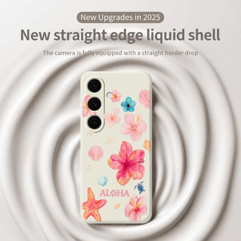 Tok Samsung Galaxy S25 Fe Virágmintás Szilikon