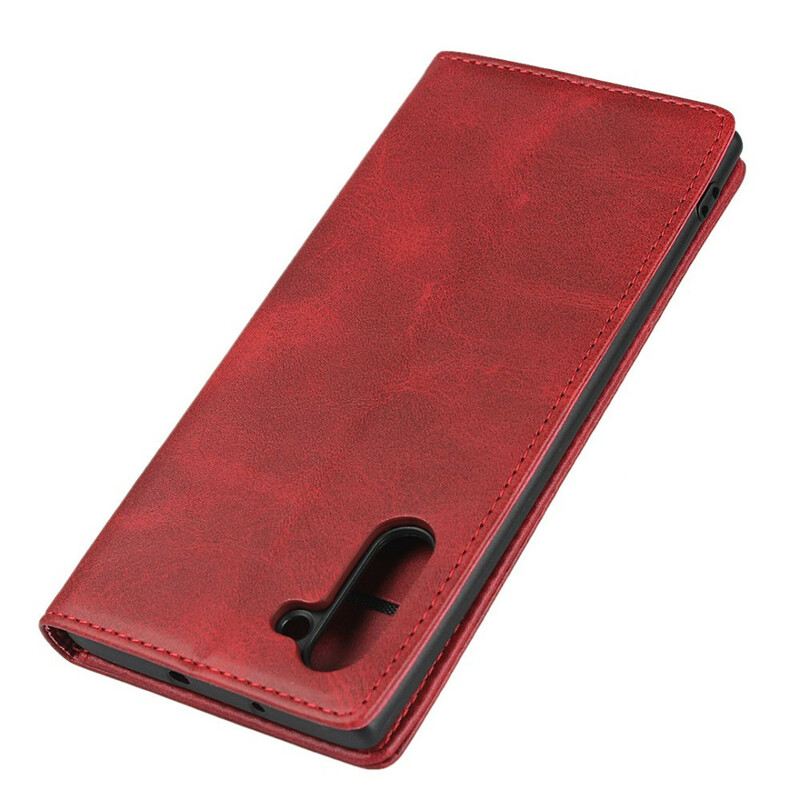 Fliptok Samsung Galaxy Note 10 Bőrtok Tiszta Elegancia