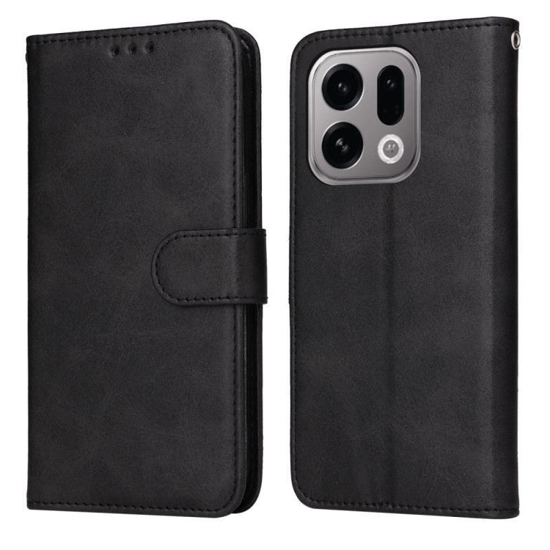 Bőrtok Oppo Find X9 5g Egyszínű