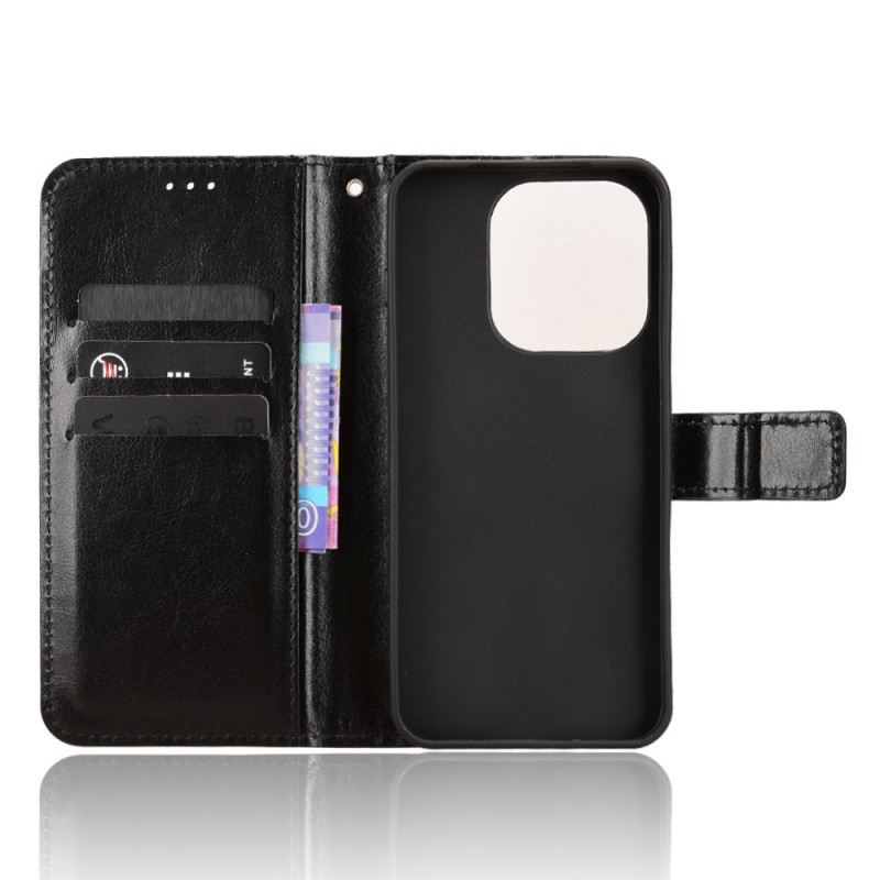 Bőrtok Oppo Find X9 5g Feltűnő Műbőr