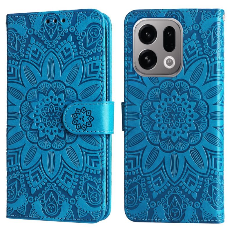 Bőrtok Oppo Find X9 5g Mandala