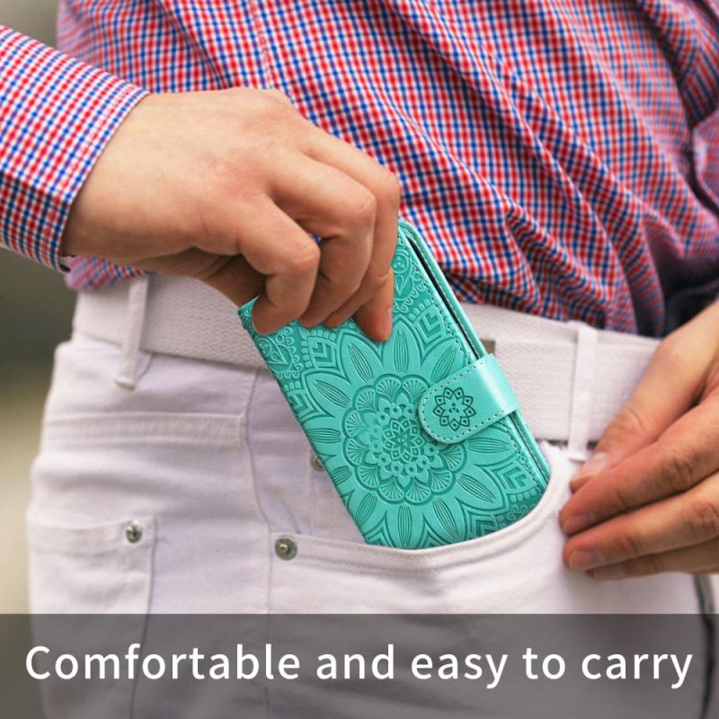 Bőrtok Oppo Find X9 5g Mandala