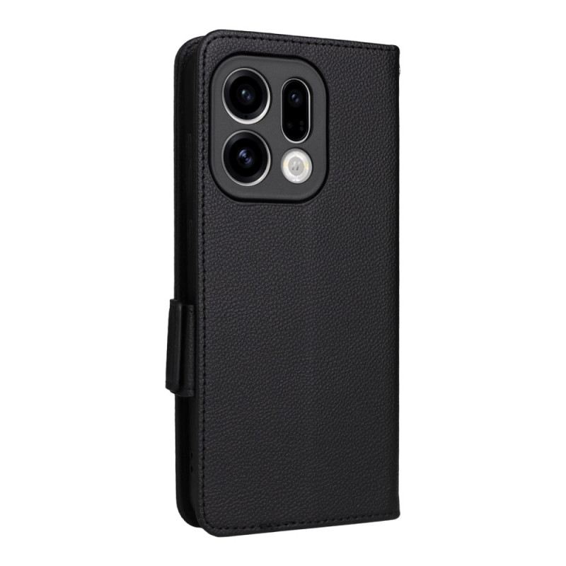 Bőrtok Oppo Find X9 5g Műbőr Pánttal