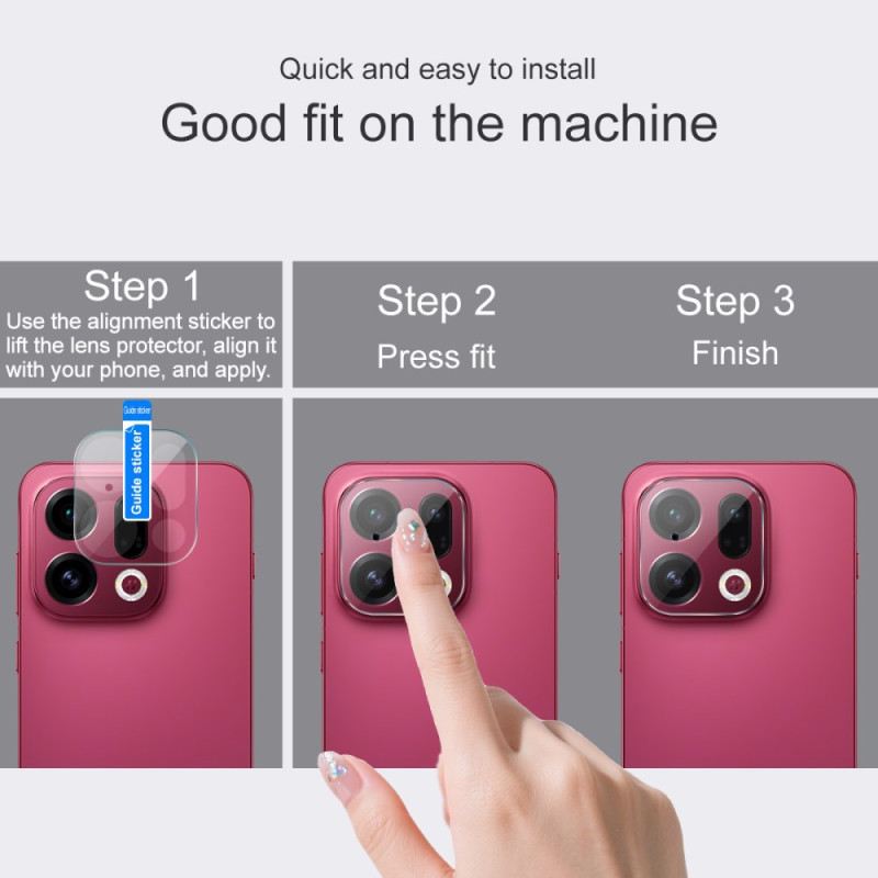 Edzett Üveg Lencsevédő Oppo Find X9 5g-hez