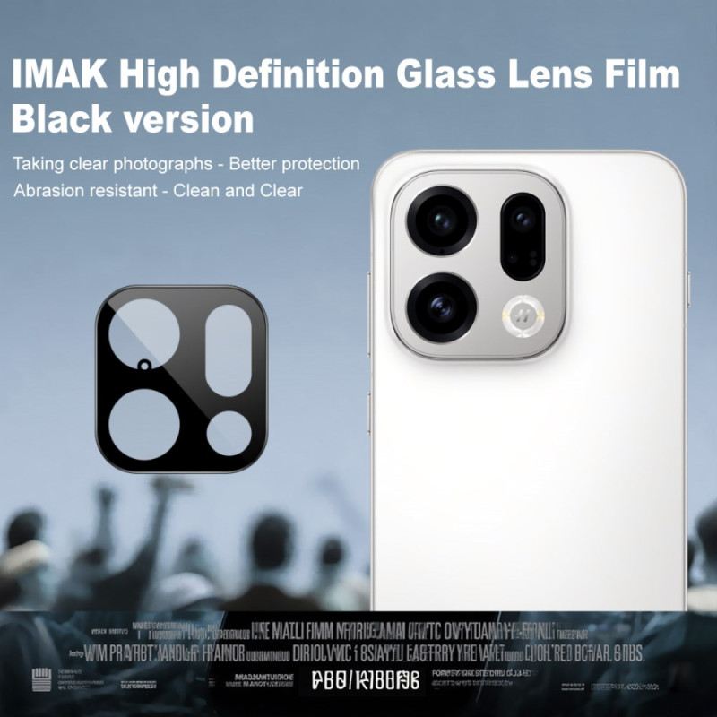 Edzett Üveg Lencsevédő Oppo Find X9 5g-hez (fekete Verzió)