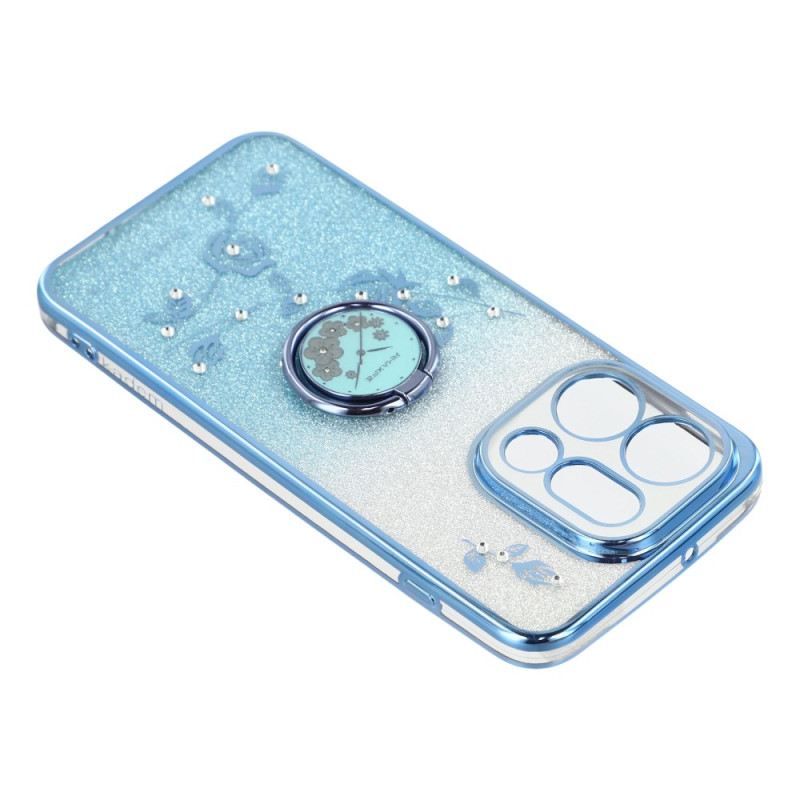 Telefontok Oppo Find X9 5g Kadem Virágok És Strasszok Gyűrűtartó