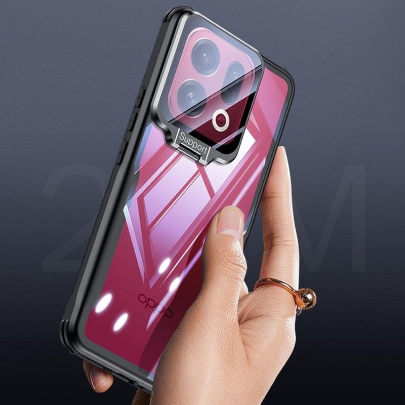 Tok Oppo Find X9 5g Átlátszó Beépített Állvánnyal És Kameravédelemmel