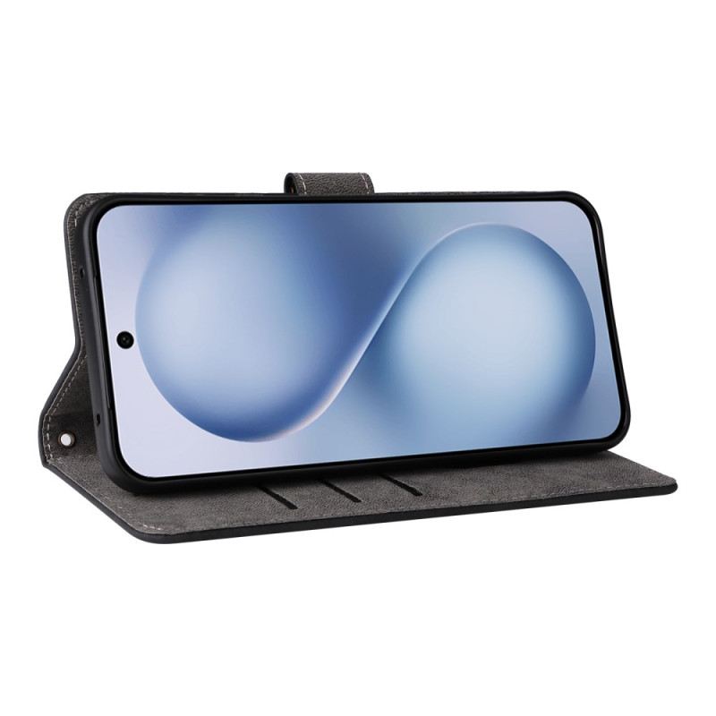 Bőrtok Vivo X200 Fe Velúr Hatású Szíj